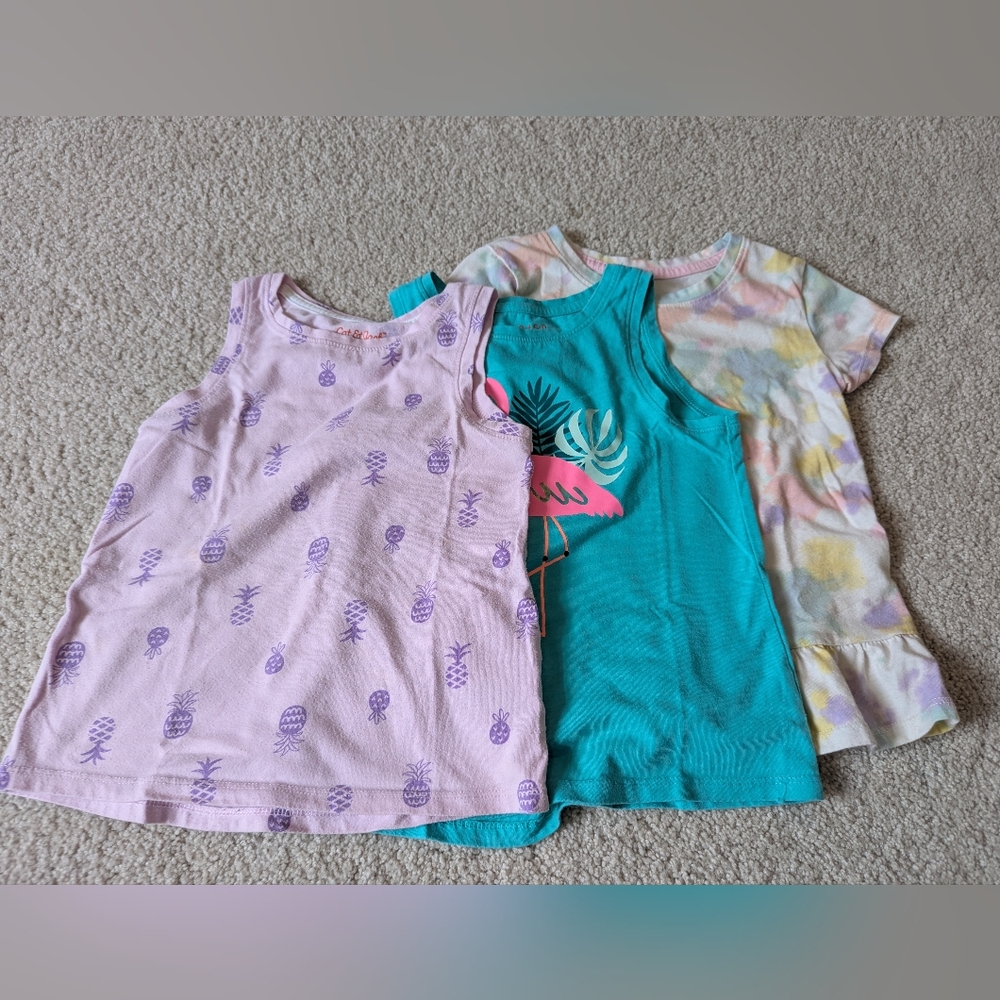 Cat &Jack Set of Three Girls' Tops